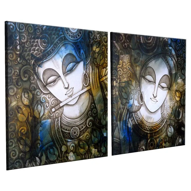 Krishna Manasa Wall Art - Set Of Two media 3