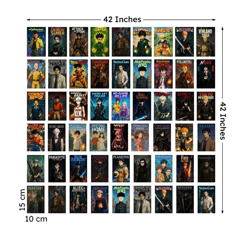 Visuale Wall Poster Without Frame - Set of Fifty Four media 9