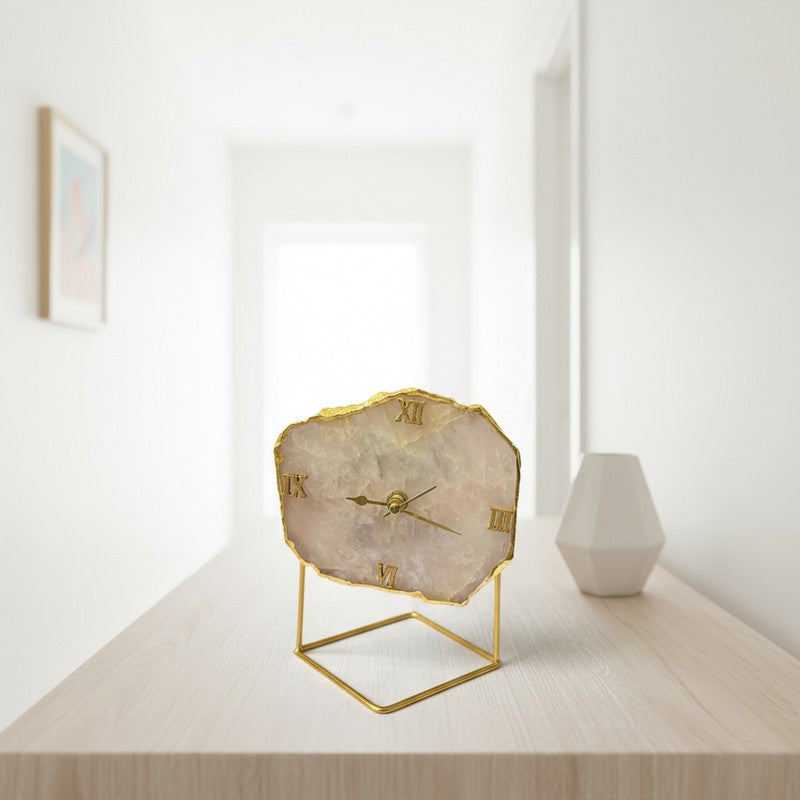 Dursa Rose Quartz Table Clock media 3