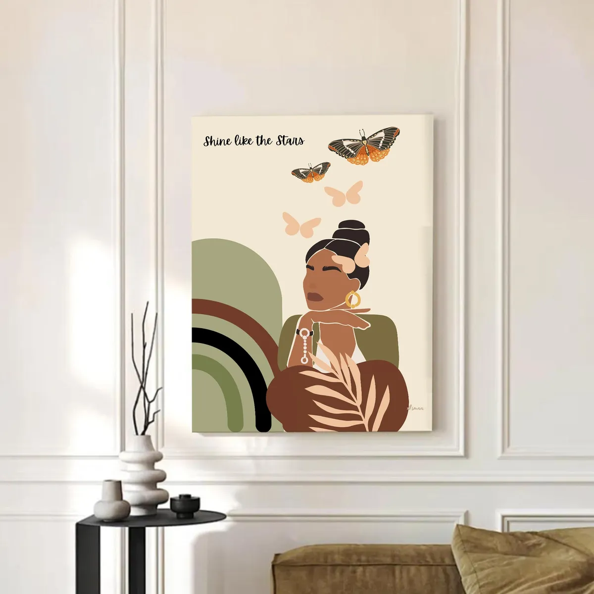 Mist Canvas Cotton Canvas Wall Painting media 3