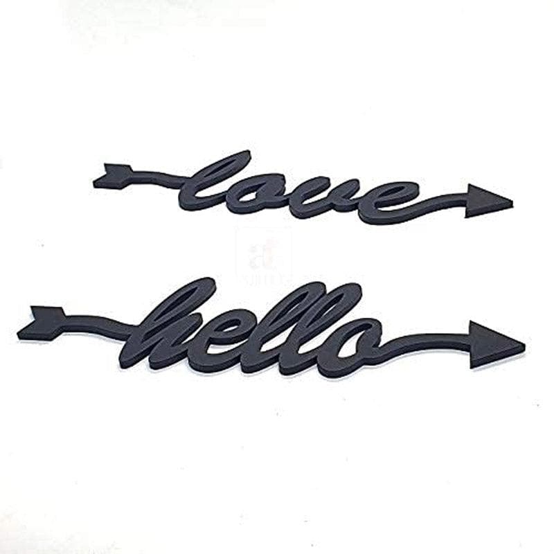Love Greeting Plastic Wall Accent - Set Of Two media 3