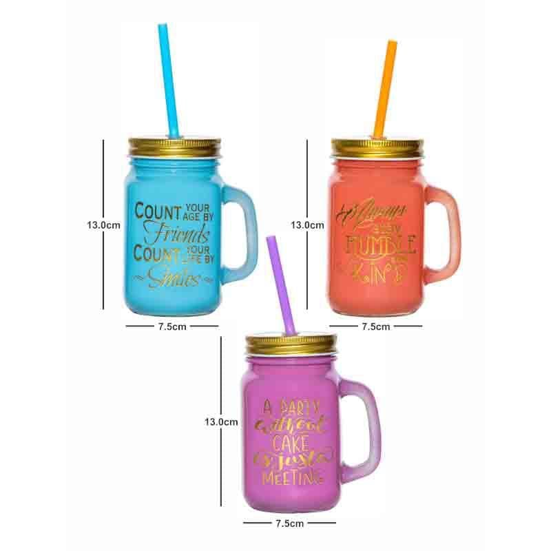 Bairn Glass Coffee Mug (450 mL Each) - Set of Three media 4