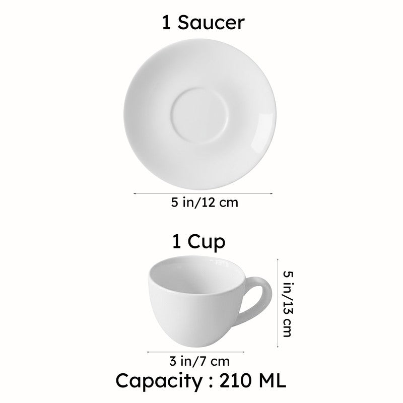 Sipora Cup & Saucer (210 mL Each) - Two Piece Set media 8