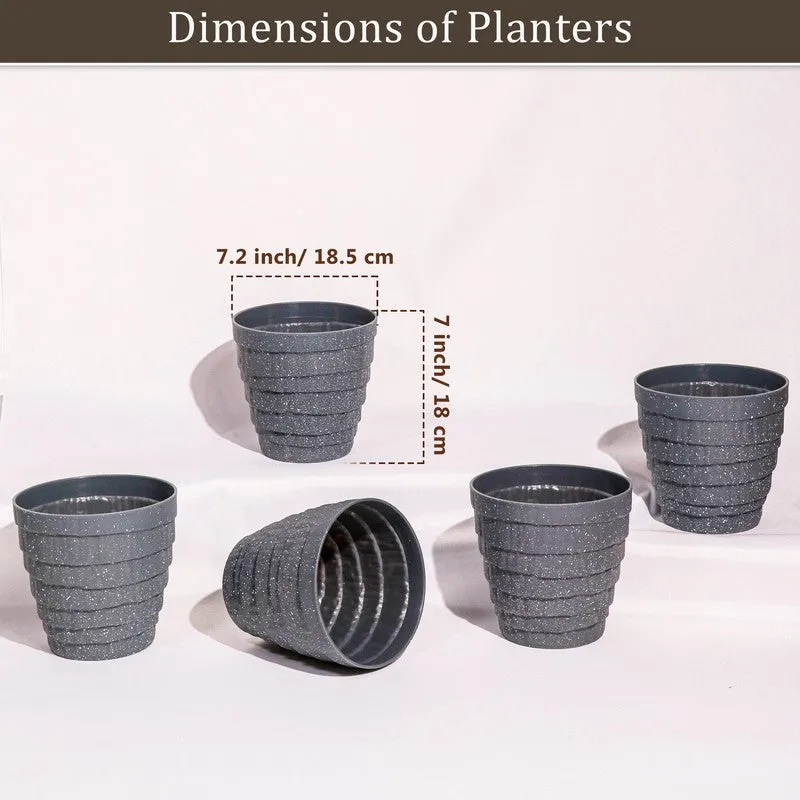 Velora Planters (Grey) - Set Of Five media 7