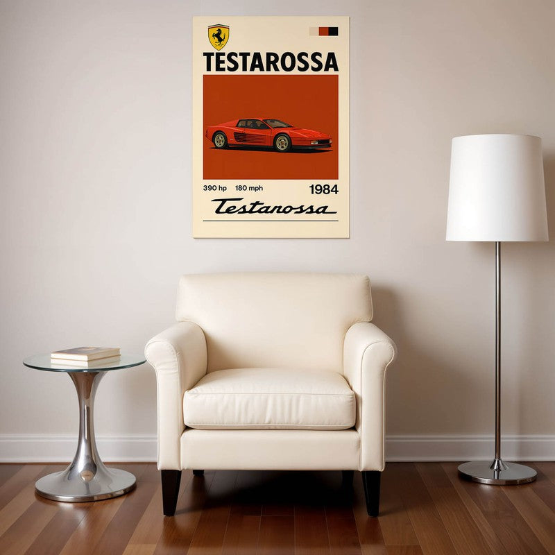 Testarossa Legend Wall Poster