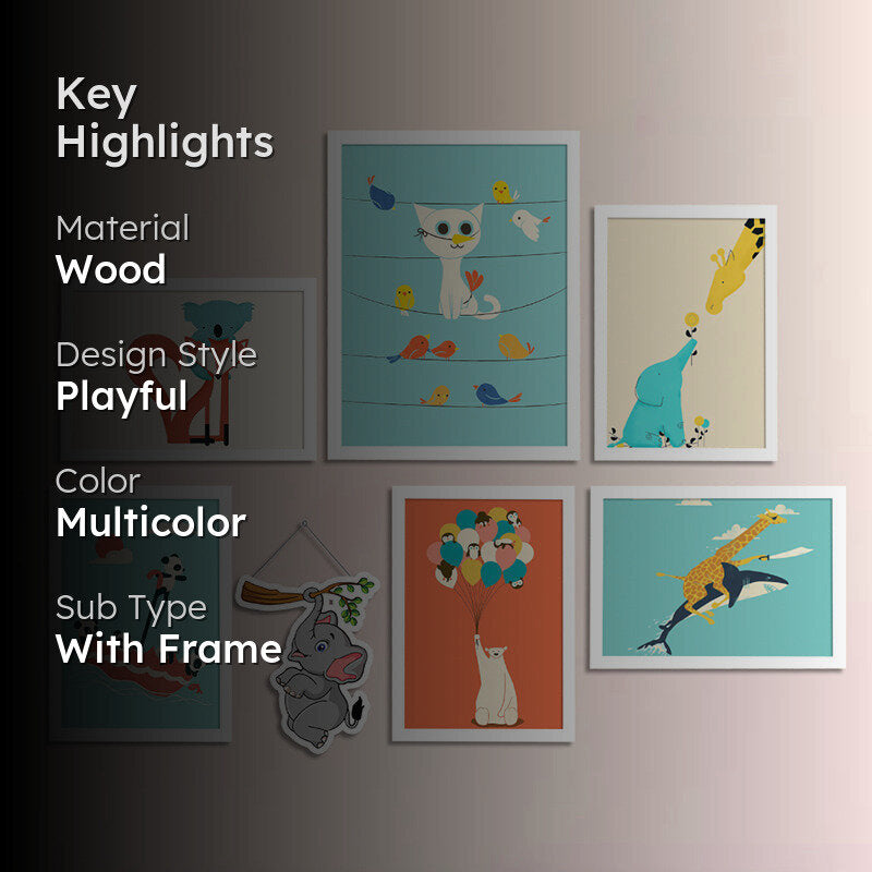 Vibrant Comics Wall Art - Set Of Seven media 2