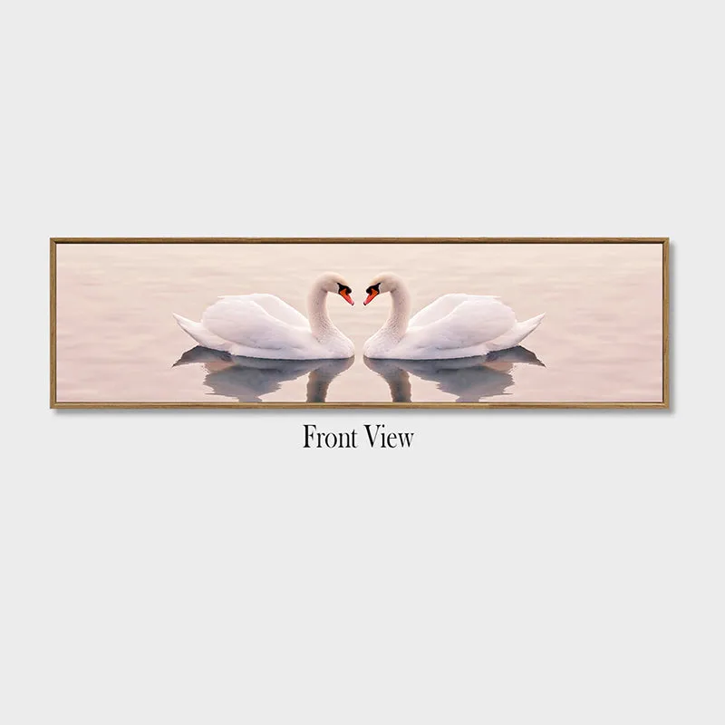 Pair Of Swans Wall Art media 5