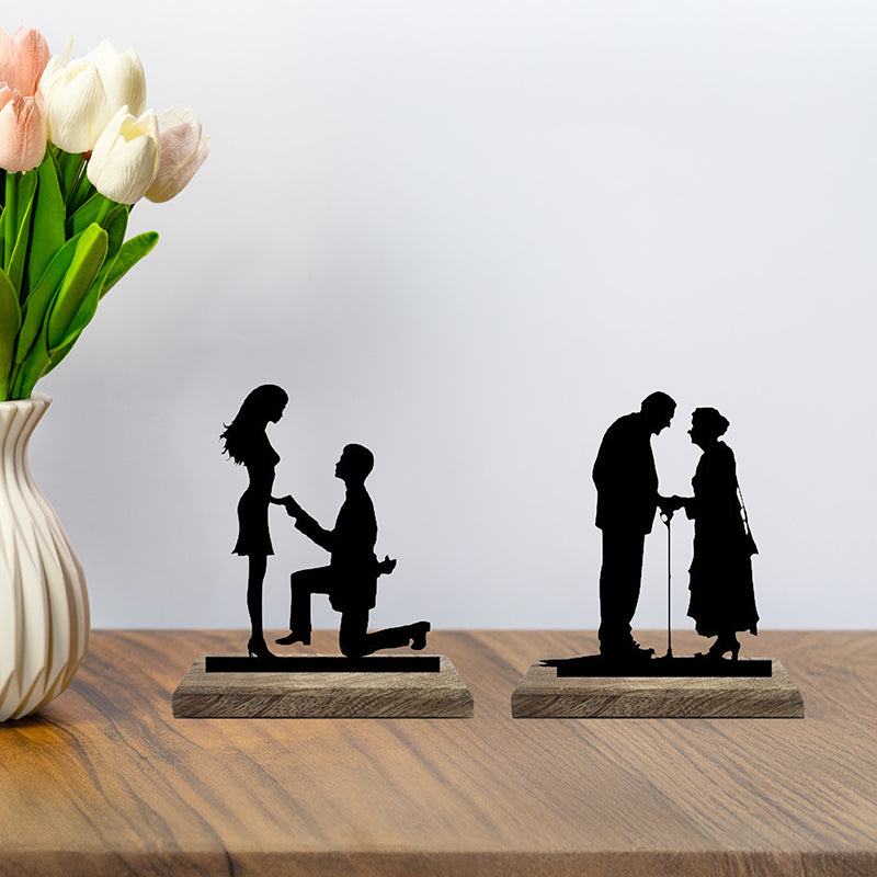 Eternal Affetction Showpiece - Set Of Two