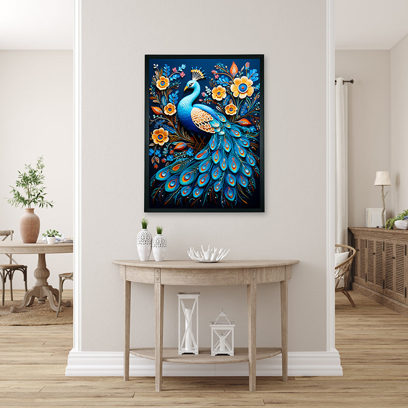 Peacock Plumage Wall Art media 5