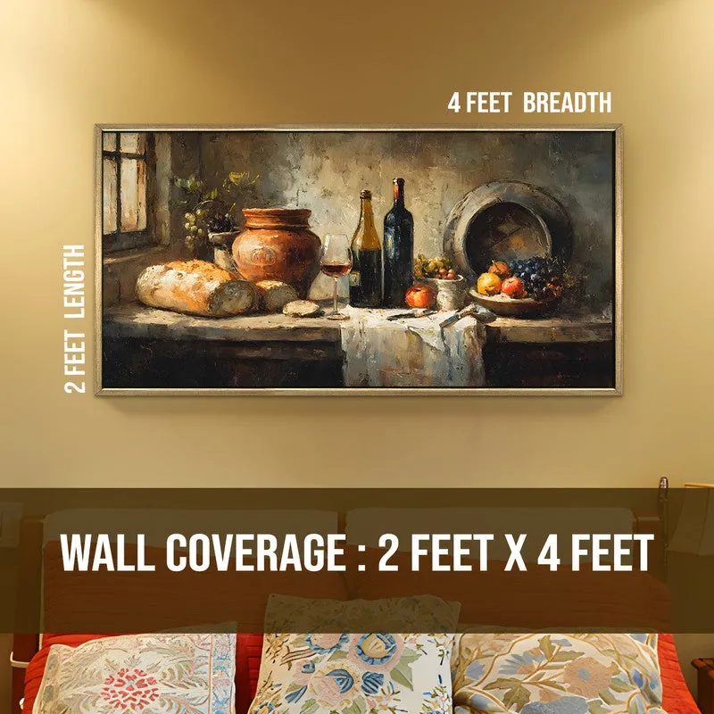 Windowlight Canvas Wall Painting With Frame media 8