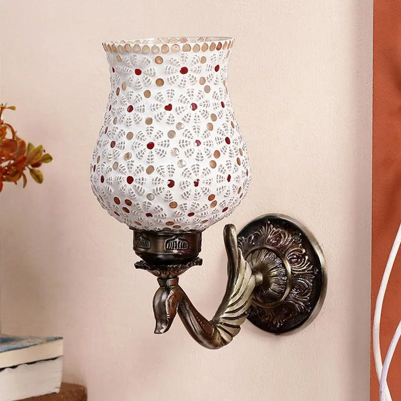 Dinara Ziada Glass & Metal Wall Lamp media 3