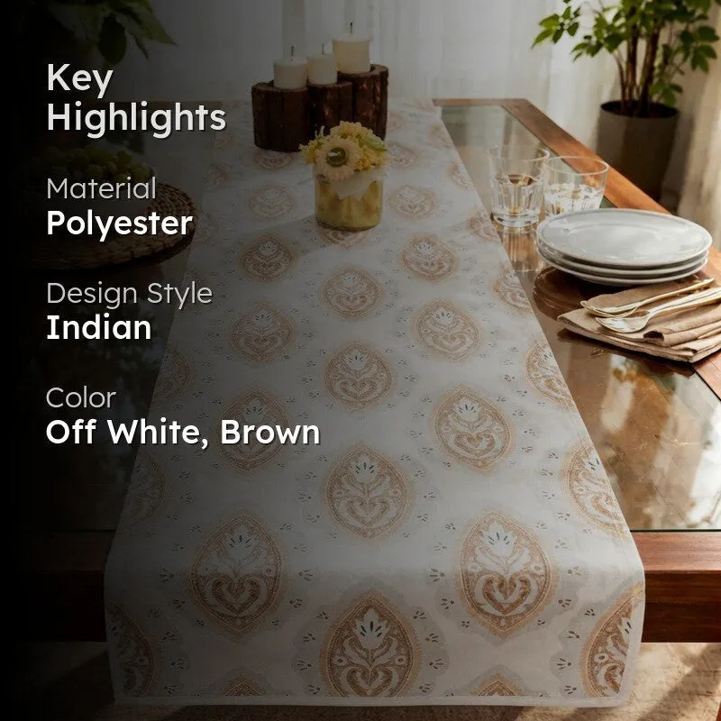 Sutrika Floral Teardrop Table Runner media 2