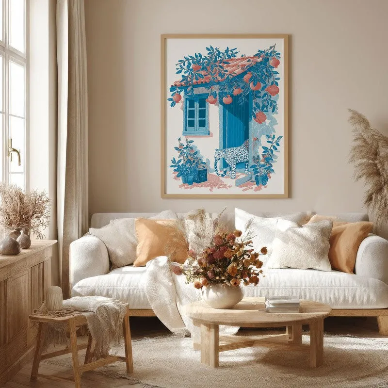 Orchard Whim Canvas Wall Painting - Brown Frame media 4