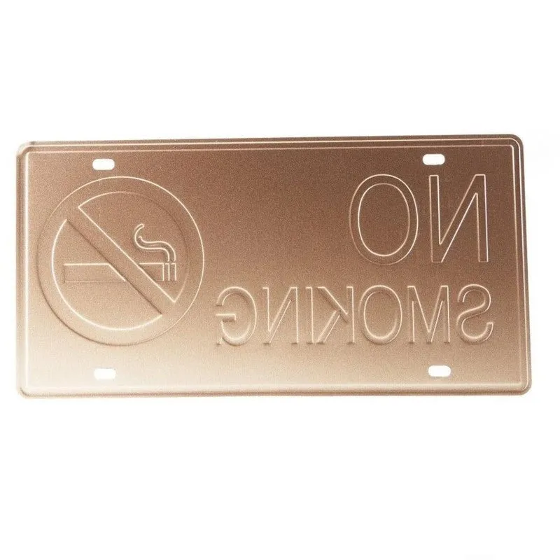 No Smoking Metal Wall Accent media 4