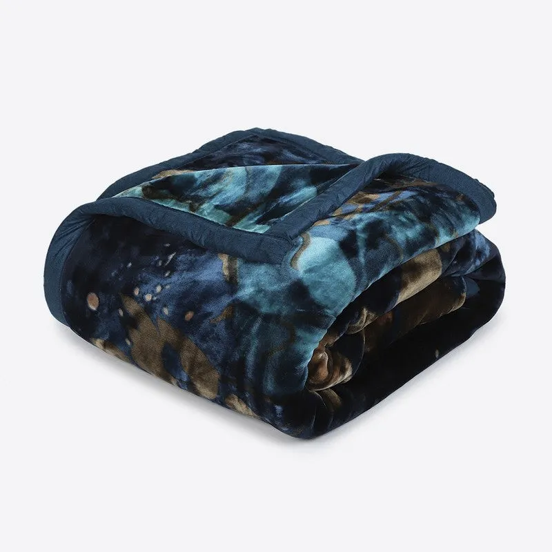 Monte Carlo Midnight Oasis Blanket (Teal) - 947 GSM media 5