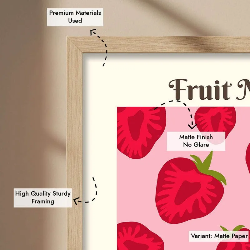 Berry Bliss Archival Canvas Wall Art - Brown media 9