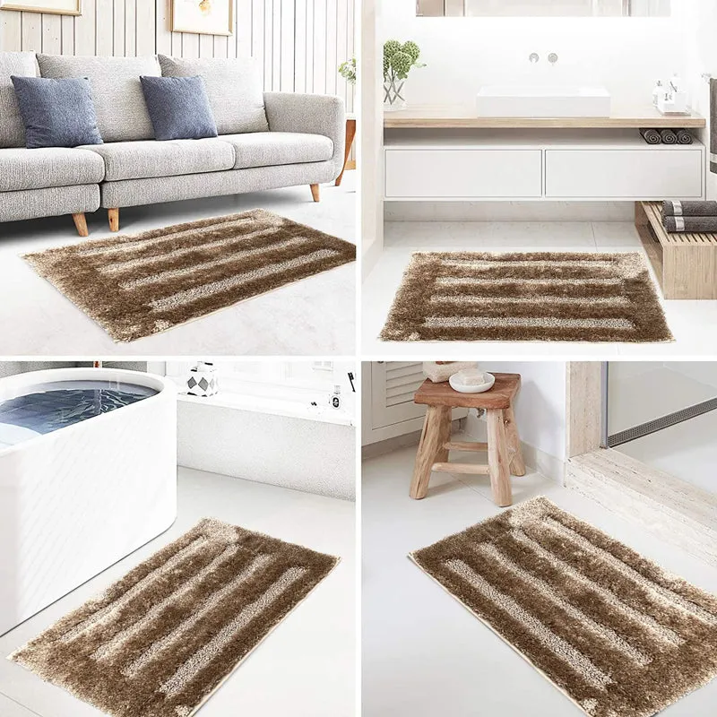 Luxe Classic Bath Mat - Mocha Brown media 4