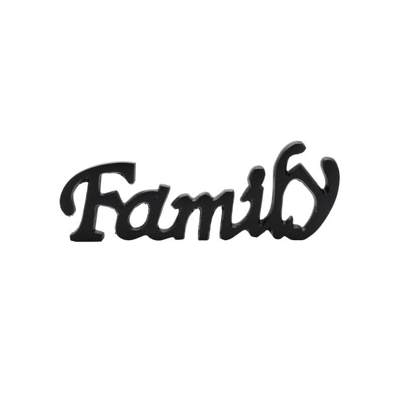 Family Forever Typography Showpiece - Black media 5