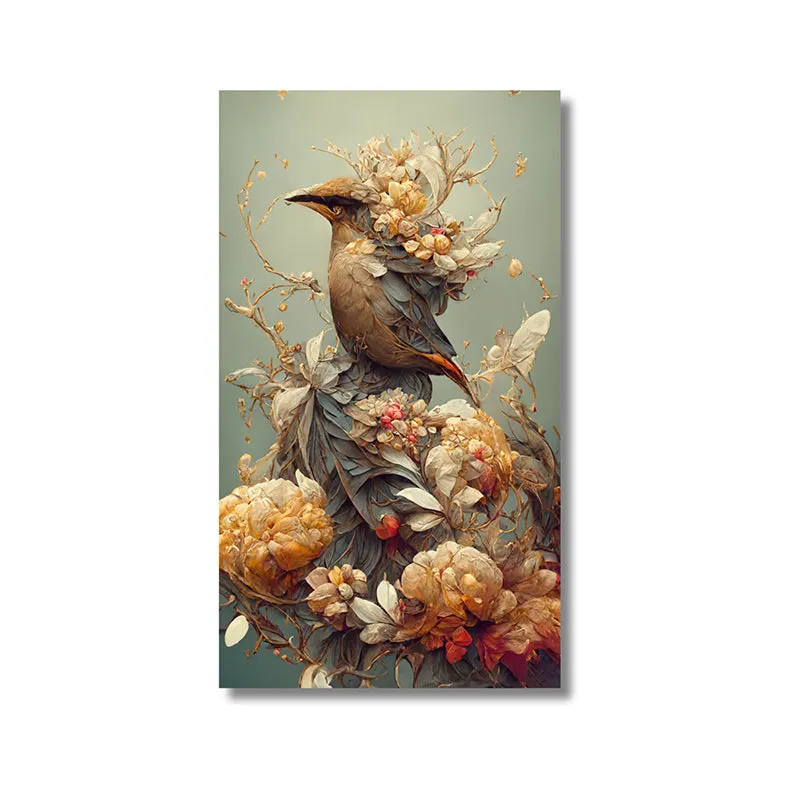 Ethereal Feathers Canvas Wall Painting media 5