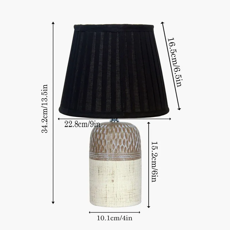 GlowMorph Ceramic Table Lamp - Black media 7