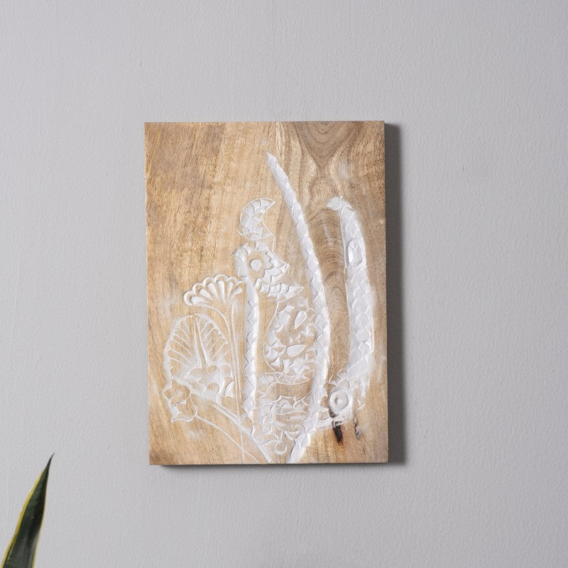 Grande Fleur Light Wooden Wall Plate media 4