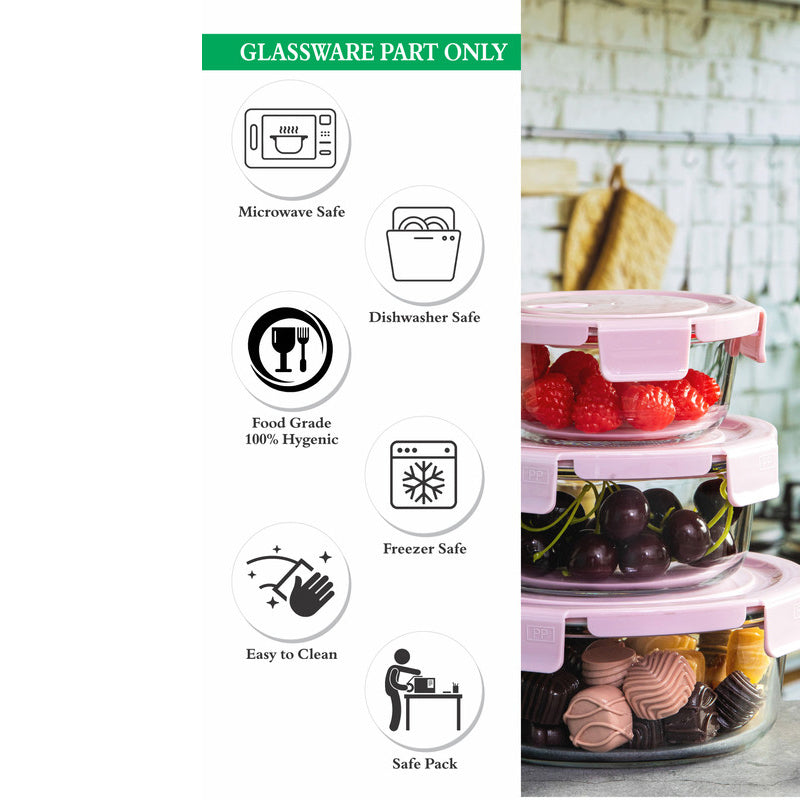 Katha Storage Containers (900 mL/600 mL/400 mL) - Set Of Three media 3