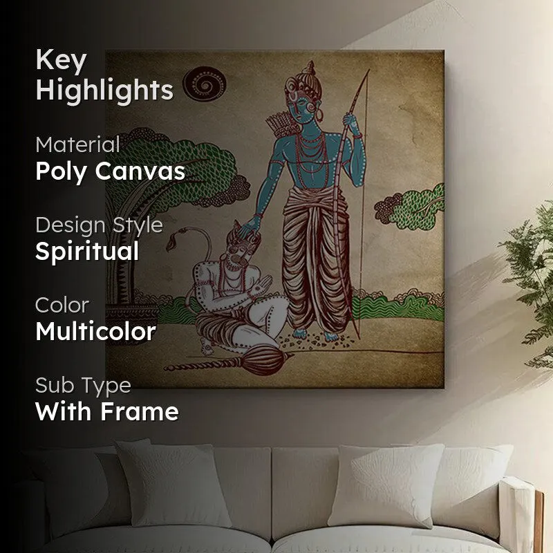 Bhagavad Gita Poly Canvas Wall Painting media 2