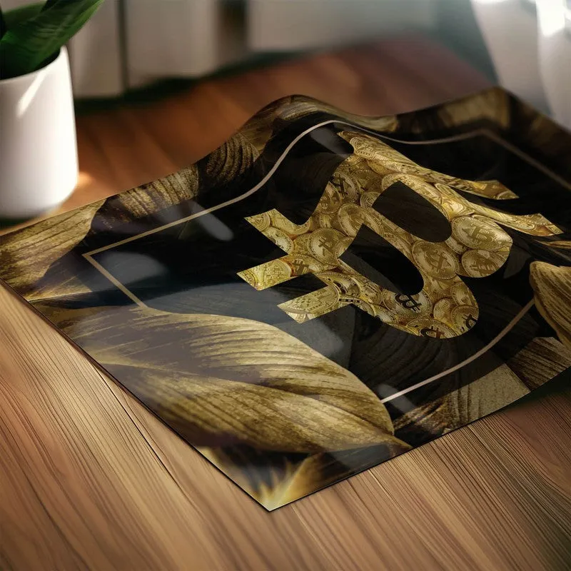 Golden Crypto Bloom Wall Poster media 6