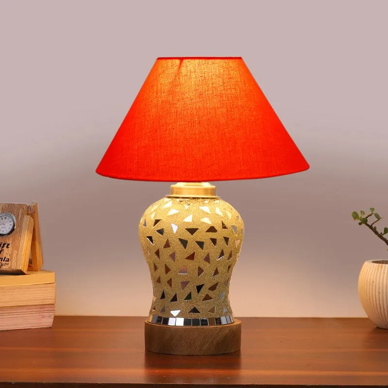 Glevara Wooden Table Lamp - Multicolor media 2
