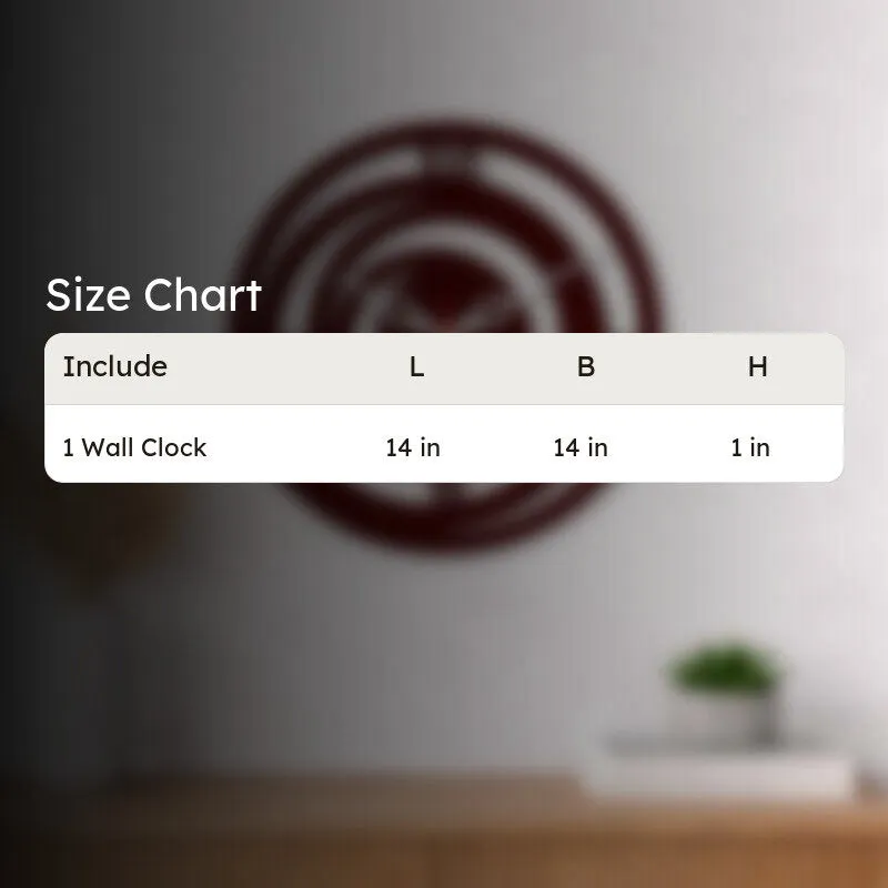 Spiral Loop Wooden Wall Clock media 7