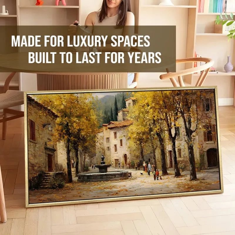 Quietude Canvas Wall Painting With Frame media 5
