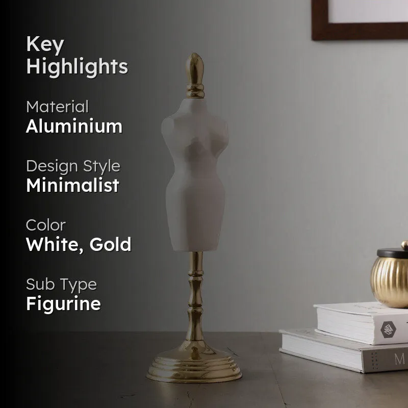 Mini Mannequin Showpiece - White media 2