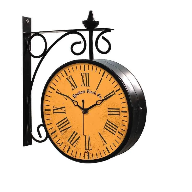 Vintage Dual-Timekeeper Wall Clock media 5