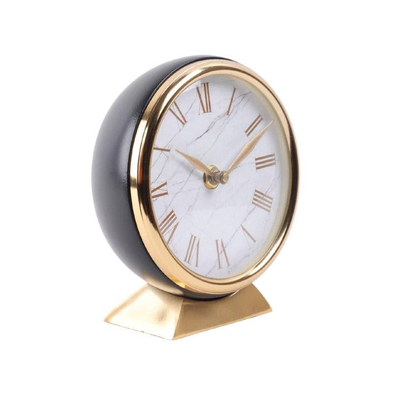 Sacha Gaspard Table Clock - Black & Gold media 5