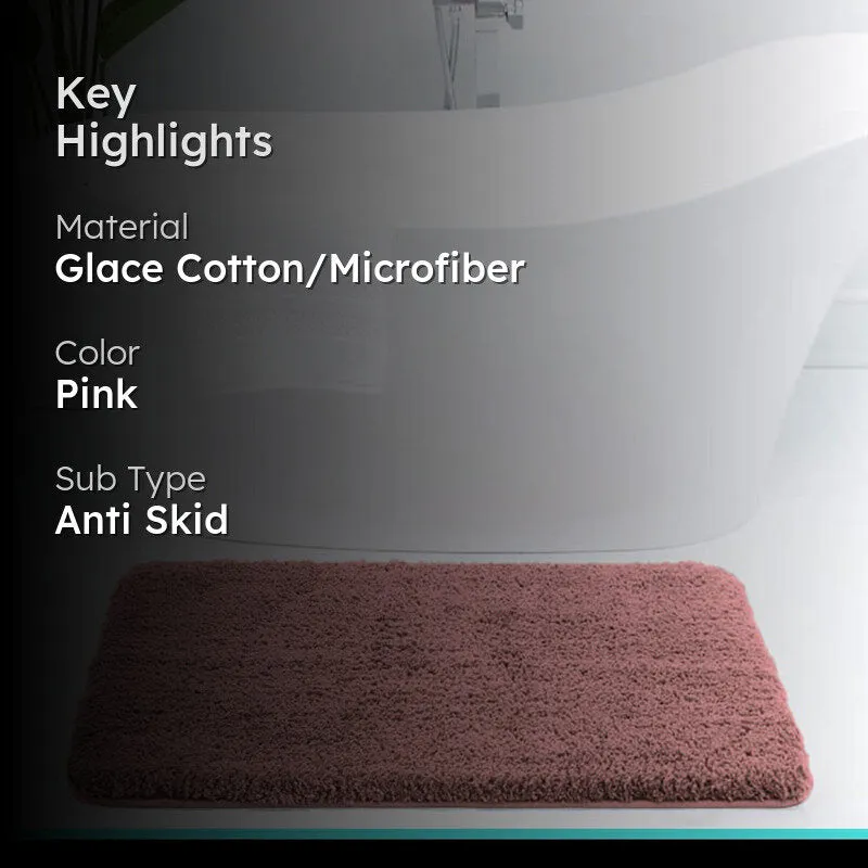 Vegas Luxe Bath Mat - Soft Pink media 2