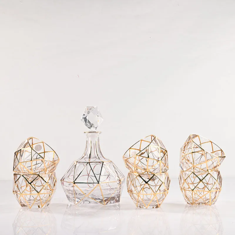 Eldera Decanter & Glass (900 ML/300 ML) - Seven Piece Set media 8