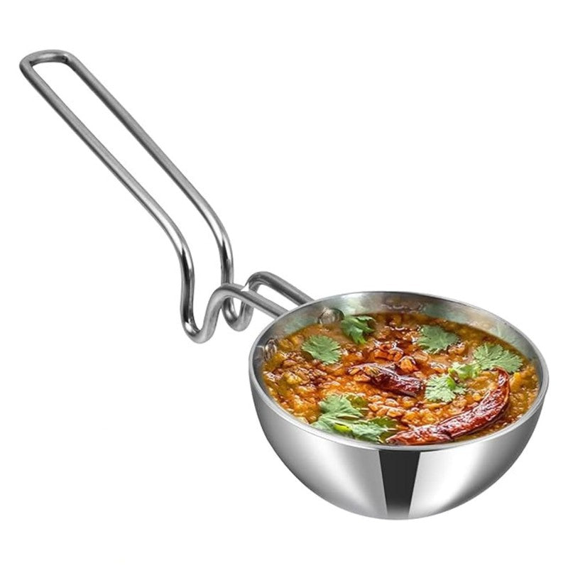Vinod Zyora Stainless Steel Tadka Pan - 400 ML media 4