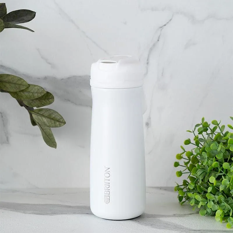H2O Splash Hot & Cold Thermos Water Bottle (White) - 600 mL media 1