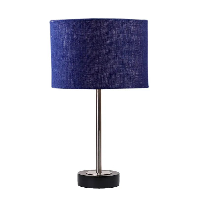 Sienna I Rodin Wooden Table Lamp - Blue,Silver,Black media 4