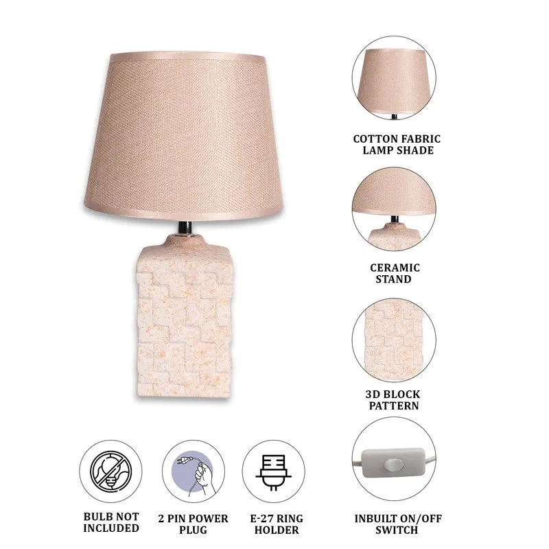 AarviDecor Kingsley Accent Ceramic Table Lamp - Brown media 6