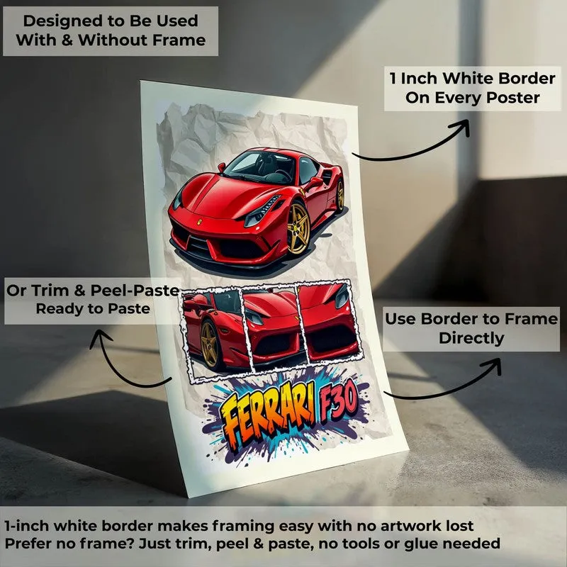 Ferrari Fury Wall Poster media 7