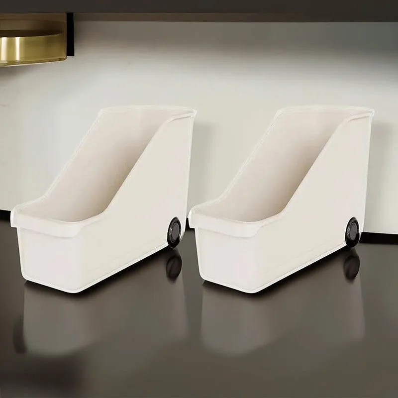 Stash & Dash Plastic Storage Box with Wheels - Set Of Two media 8