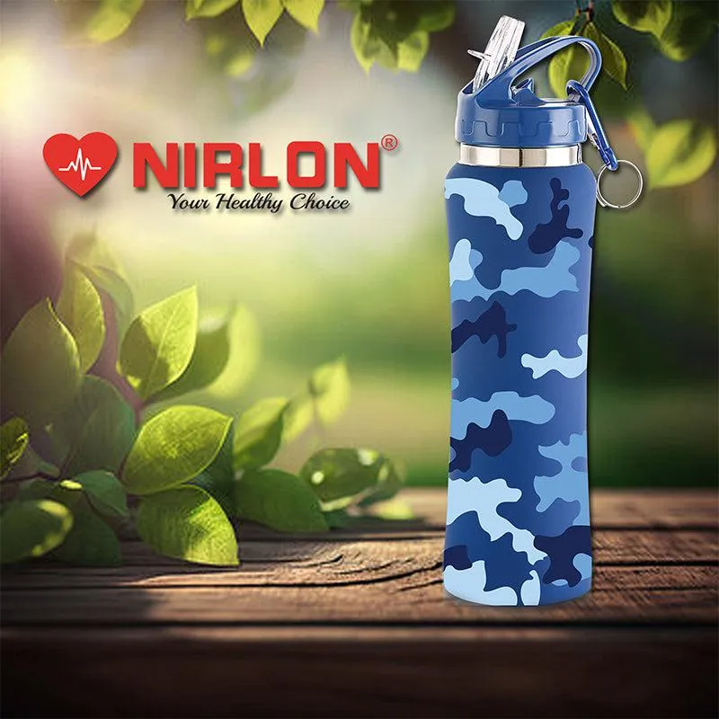 Army Blue Sipper Water Bottle - 750 mL media 3