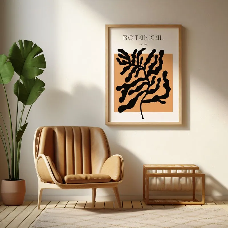 Living Rhythm Canvas Wall Painting With Brown Frame media 6