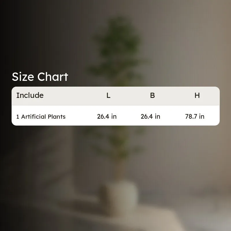 Artificial Bamboo Plant With Black Fiber Pot - 6.6 Feet media 8