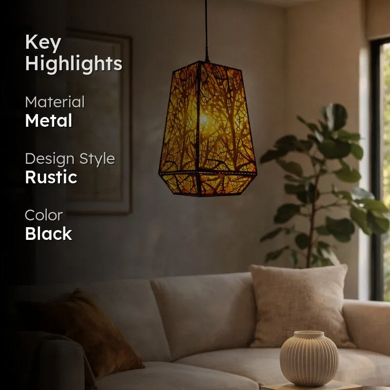 Stellar Glow Metal Ceiling Lamp media 2