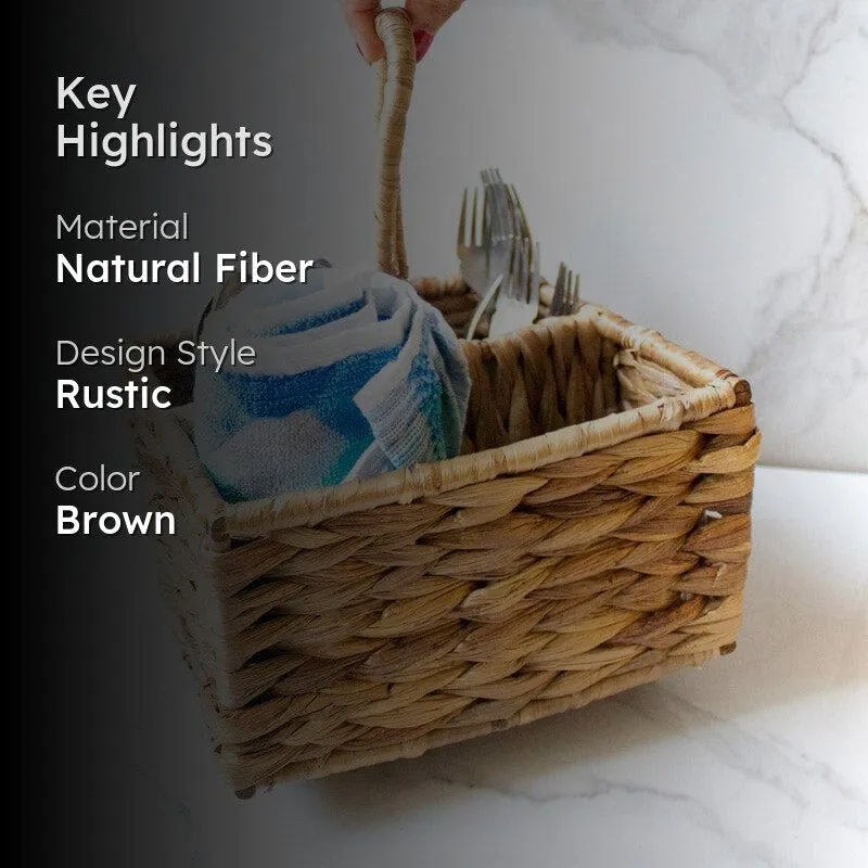 Mitsuru Natural Fiber Cutlery Holder media 2