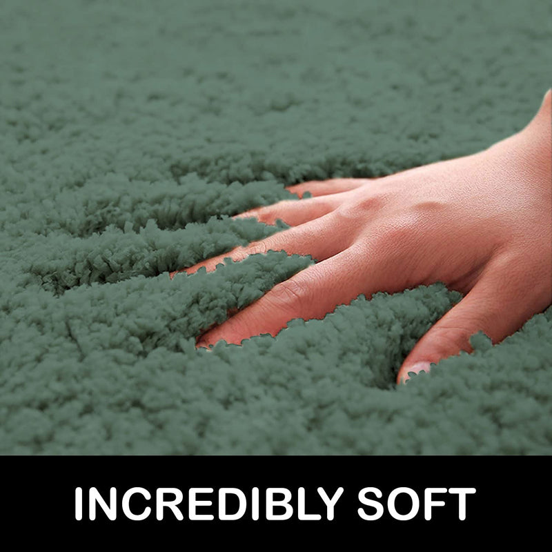 Nuo Luxe Micro Fiber Area Rug - Sage Green media 4
