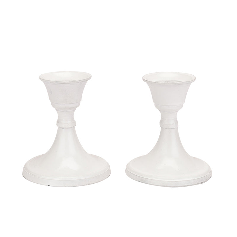 Flowy Candle Holder (Silver) - Set Of Two media 6