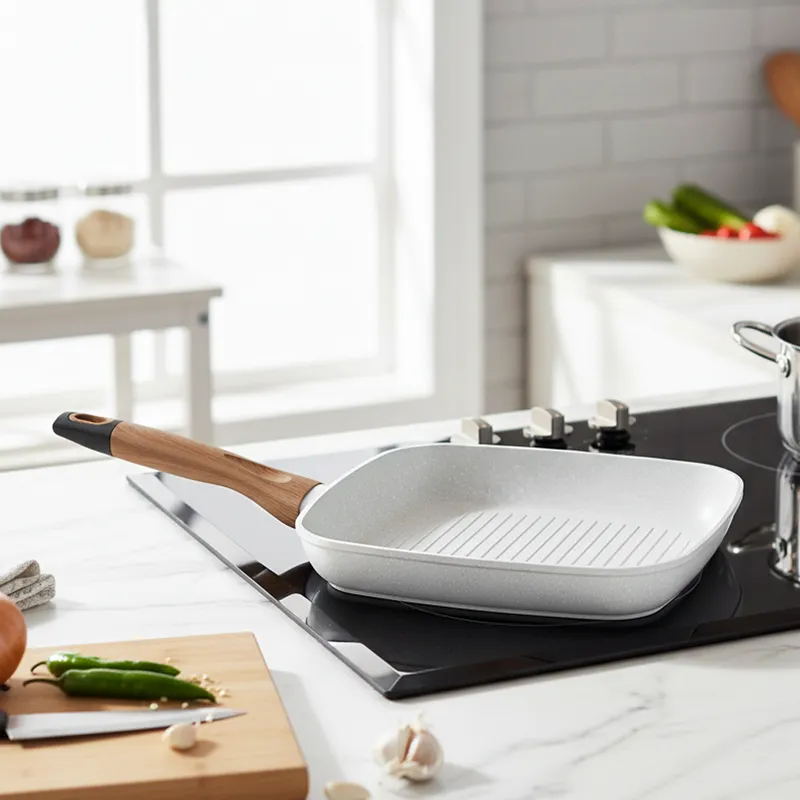 Bergner Smooth Sear Induction Safe Non-Stick Grill Pan - 28 cm media 1